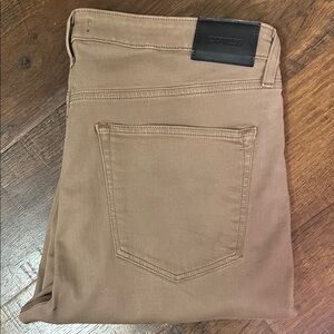 Express Men's Light Brown Slim Athletic Slim Jeans 36x30